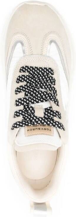 TORY BURCH Witte Sneakers Stijlvol en Duurzaam Wit Dames