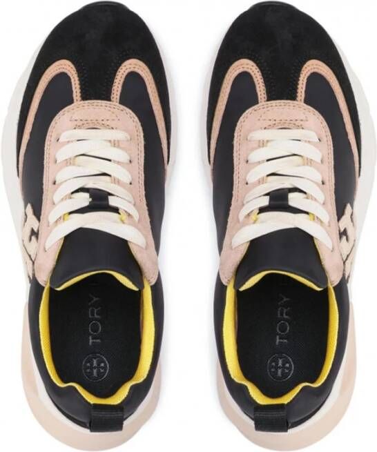 TORY BURCH Stijlvolle sneakers voor de modebewuste vrouw Zwart Dames