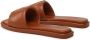 TORY BURCH Sportieve Double T Slide Sandalen Brown Dames - Thumbnail 3