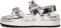 TORY BURCH Sportieve zilveren sandalen met strass detail Multicolor Dames - Thumbnail 3