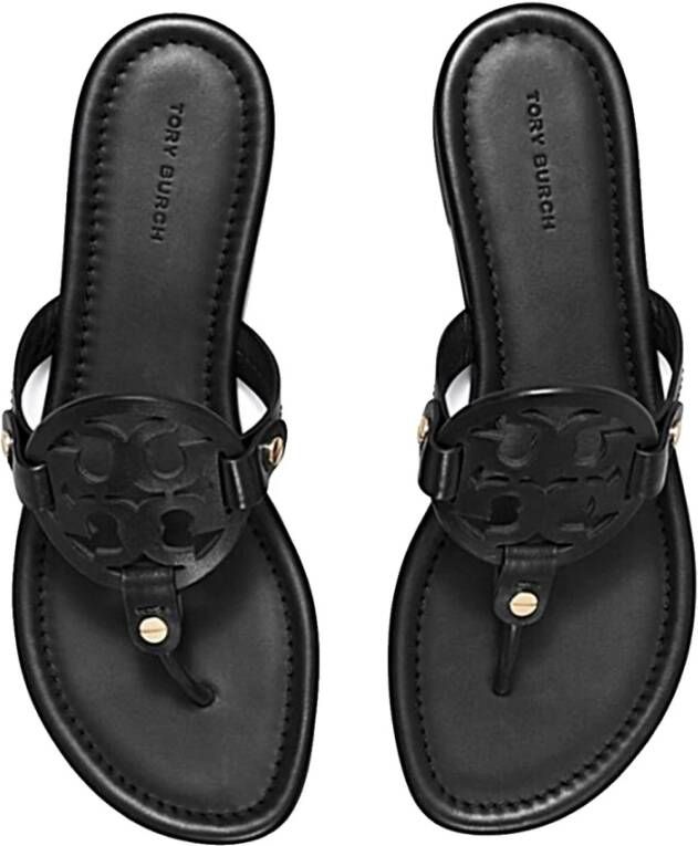 TORY BURCH Stijlvolle Slippers voor Vrouwen Black Dames