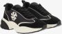 TORY BURCH Zwarte Sneakers Kleurblok Ontwerp Dubbele T Black Dames - Thumbnail 8