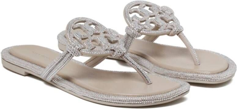 TORY BURCH Stone Grey Miller Sandalen Gray Dames