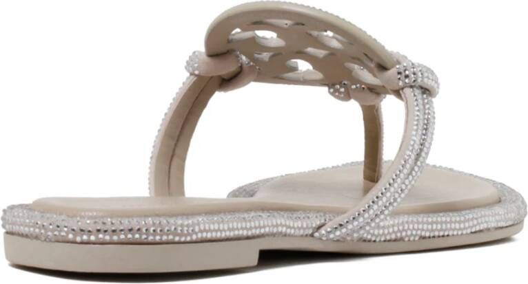 TORY BURCH Stone Grey Miller Sandalen Gray Dames