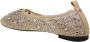 TORY BURCH Ballerina's met glinsterende kristallen Beige Dames - Thumbnail 14