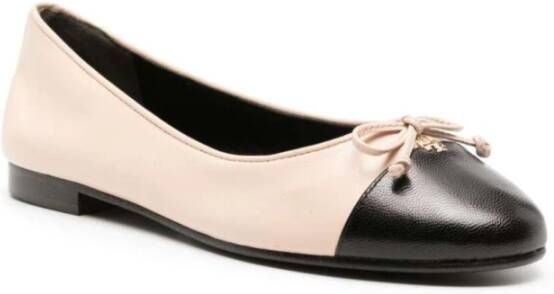 TORY BURCH Witte balletflats met strikdetail White Dames