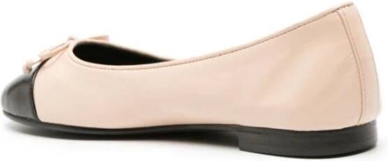 TORY BURCH Witte balletflats met strikdetail White Dames