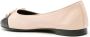 TORY BURCH Roze Leren Ballerina's Instap Ronde Neus Pink Dames - Thumbnail 7