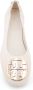 TORY BURCH Witte Leren Ballerina's Elegante Stijl Beige Dames - Thumbnail 4