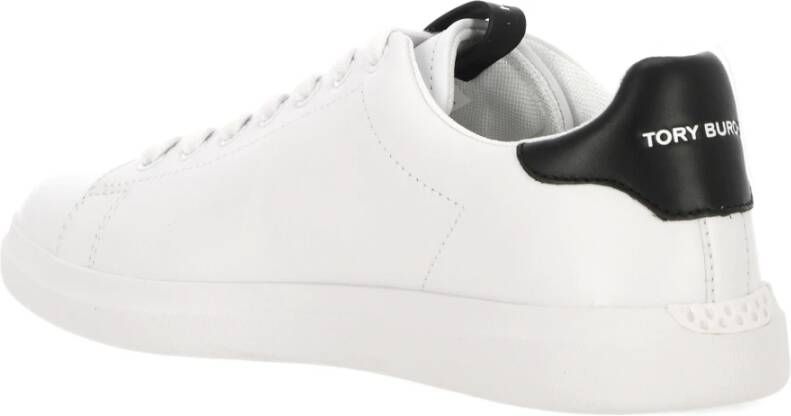 Tory Burch Witte Logo Sneakers Nappa Leder