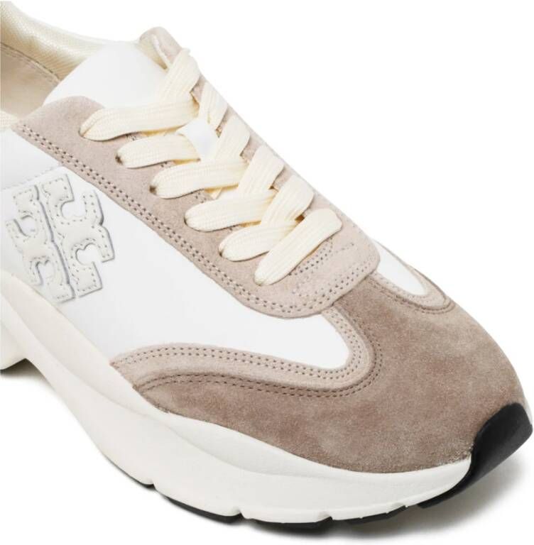 Tory Burch Witte Room Geluk Sneakers