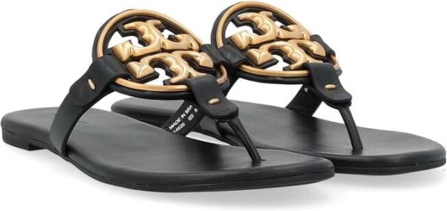 TORY BURCH Zacht Zwart Metalen Miller Black Dames