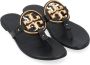 TORY BURCH Zacht Zwart Metalen Miller Black Dames - Thumbnail 3