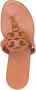 Tory Burch Zachte Bruin Leren Casual Sandalen - Thumbnail 2