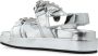 Tory Burch Zilveren Sandalen met Kristallen Versiering - Thumbnail 2