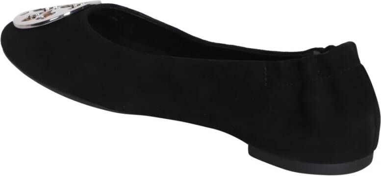 Tory Burch Zwarte Ballerina`s Tijdloze Elegantie en Klassieke Charme