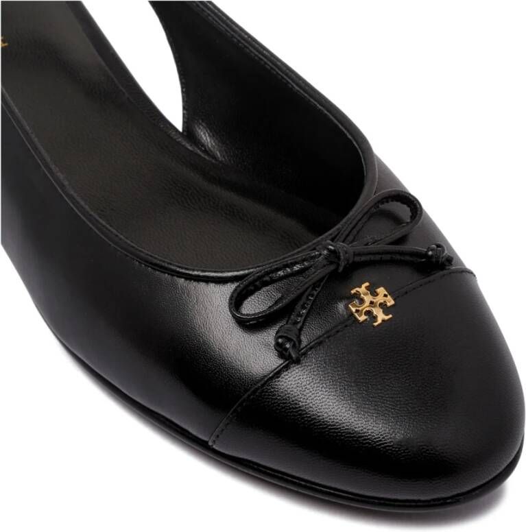 Tory Burch Zwarte Ballerina Schoenen met Enkelbandje