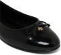 TORY BURCH Zwarte Leren Cap Toe Ballerina`s Black Dames - Thumbnail 11