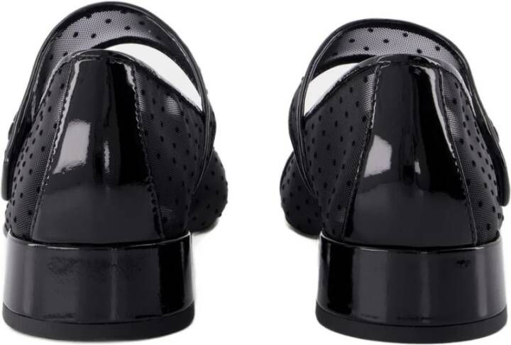 Tory Burch Zwarte Cap Toe Ballerina's Synthetische Schoenen