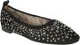TORY BURCH Zwarte Crystal Ballet Flats Black Dames - Thumbnail 2