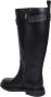 TORY BURCH Zwarte Leren Laarzen met Logo Detail Zwart Dames - Thumbnail 6