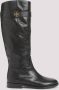 TORY BURCH Zwarte Rijlaars met T-Lock Ontwerp Black Dames - Thumbnail 5