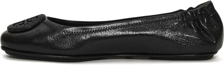 TORY BURCH Zwarte Glitter Ballerina Schoenen Black Dames