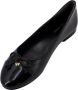 TORY BURCH Zwarte Leren Cap Toe Ballerina`s Black Dames - Thumbnail 10