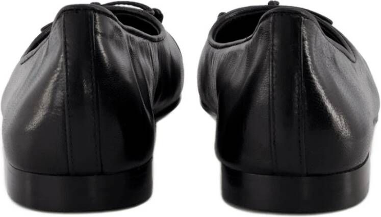 Tory Burch Zwarte Leren Cap Toe Ballerina
