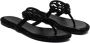 TORY BURCH Zwarte Sandalen met Logo Detail en All-Over Strass in Leer Black Dames - Thumbnail 8