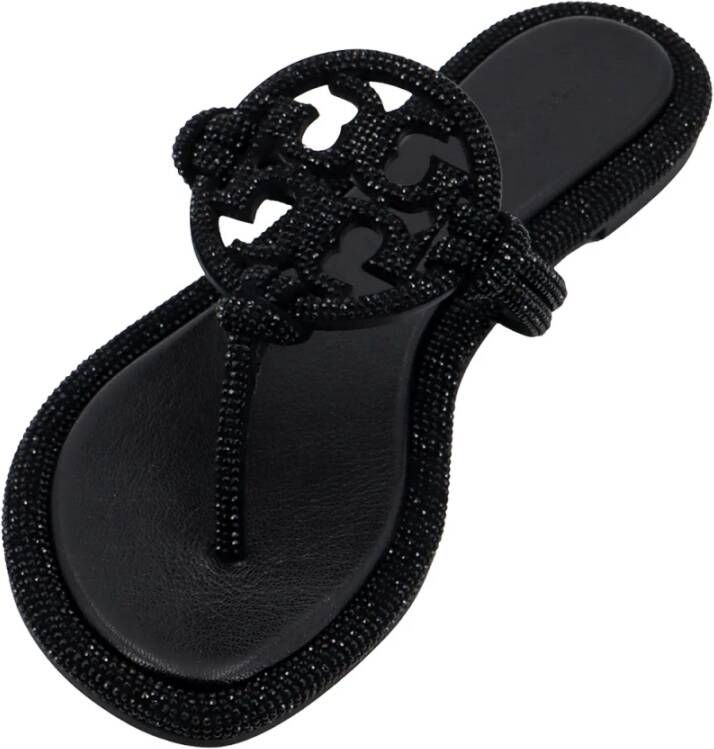 TORY BURCH Zwarte Sandalen met Strass voor Dames Black Dames