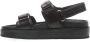 TORY BURCH Zwarte Sleehak Schoenen Velcro Sluiting Black Dames - Thumbnail 3