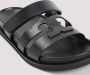 TORY BURCH Zwarte Leren Sandalen Elegant Chic Look Black Dames - Thumbnail 16