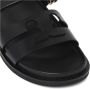 TORY BURCH Zwarte Leren Sandalen Elegant Chic Look Black Dames - Thumbnail 5