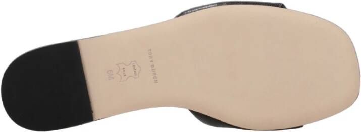 Tory Burch Zwarte Sneakers met Kwastjes en Lage Schacht