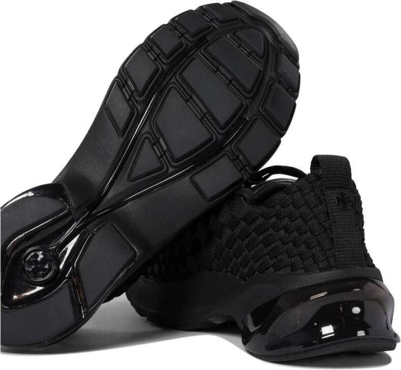 Tory Burch Zwarte Sneakers Stijlvol en Comfortabel