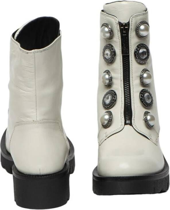 Tosca Blu Ankle Boots White Dames