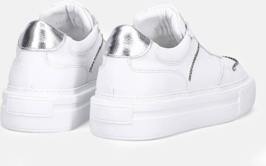 Tosca Blu Witte Leren Dames Sneakers Wit Dames