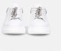 Tosca Blu Witte Leren Sneakers met Strass Accessoires White Dames - Thumbnail 3