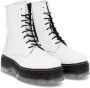 Tosca Blu Witte Patent Low Boot met Veters White Dames - Thumbnail 5