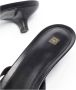 TOTEME Sandalen The Flip Flop Sandals Leather Black in zwart - Thumbnail 4