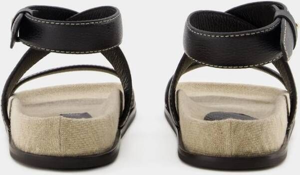 TotêMe Flat Sandals Black Dames