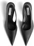 TotêMe Zwarte Leren Slingback Pumps - Thumbnail 2