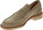 Tricker's Beige Suède Mocassin Loafers - Thumbnail 2
