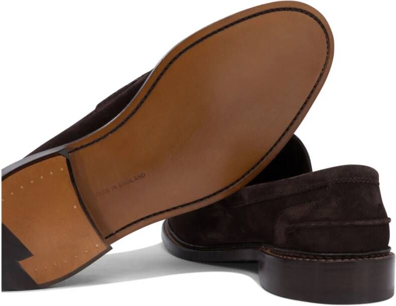 Tricker's Bruine Loafer Schoenen voor Mannen