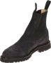 Tricker's Marineblauwe Suède Chelsea Enkellaars - Thumbnail 2