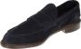 Tricker's Marineblauwe Suède Mocassin Schoenen - Thumbnail 2