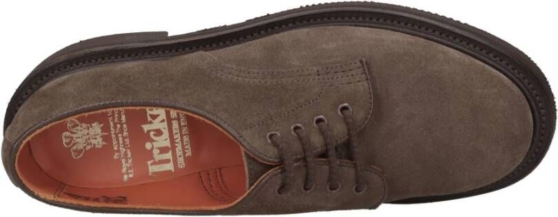 Tricker's Platte schoenen Bruin