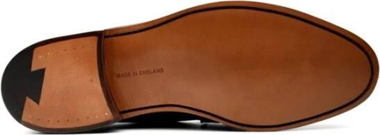 Tricker's Zwarte platte schoenen voor heren