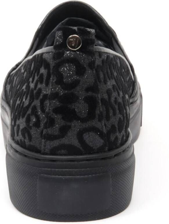 Trussardi Luipaard Instap Schoen met Sleehak
